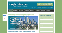 Desktop Screenshot of mndisabilitylaw.com